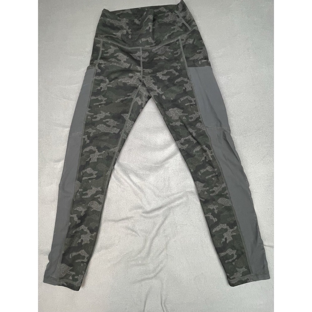 Fabletic Powerhold Leggings Womens XS Black Camo Lightweight Stretch Gym Workout